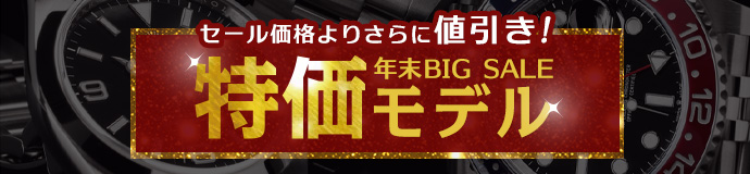 年末BIG SALE特価モデル