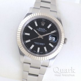 ロレックス デイトジャストII Ref.116334 ブラックダイヤル