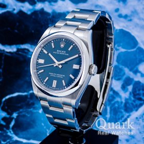 ロレックス オイスター・パーペチュアル36 Ref.126000 メッドブルーダイヤル