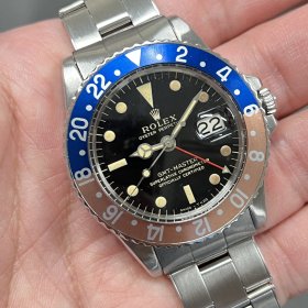 ロレックス GMTマスターI Ref.1675 ミラーダイヤル MK1ベゼル