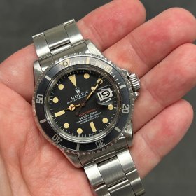 ロレックス サブマリーナー Ref.1680 赤MK5ダイヤル MK3ベゼル