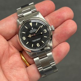 ロレックス エクスプローラーI Ref.1016 MK5ダイヤル