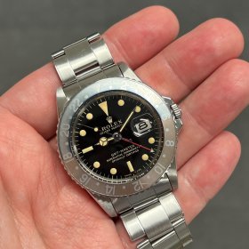 ロレックス GMTマスターI Ref.1675 ミラーダイヤル MK1ベゼル