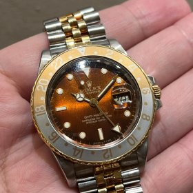 ロレックス GMTマスターI Ref.16753 ブラウンダイヤル